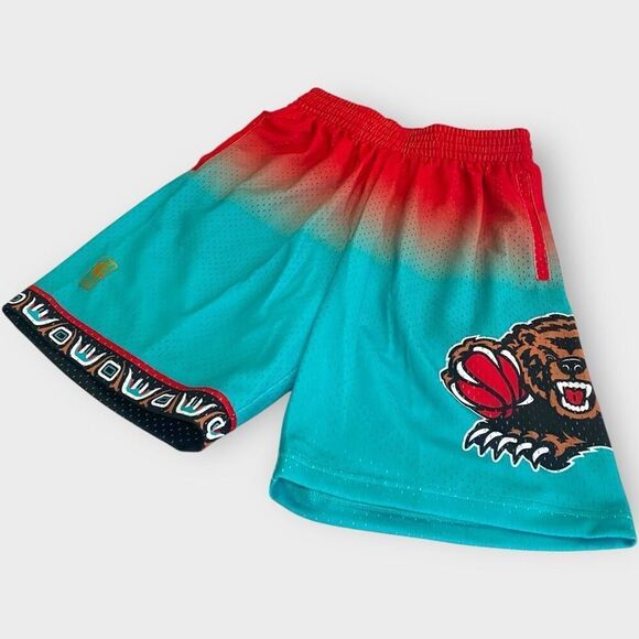 Mitchell & Ness Grizzlies 1996 NBA Fadeaway Swingman Shorts Mens size Small New - Picture 2 of 10